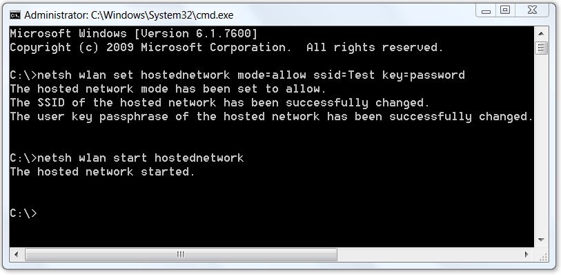 netsh wlan set